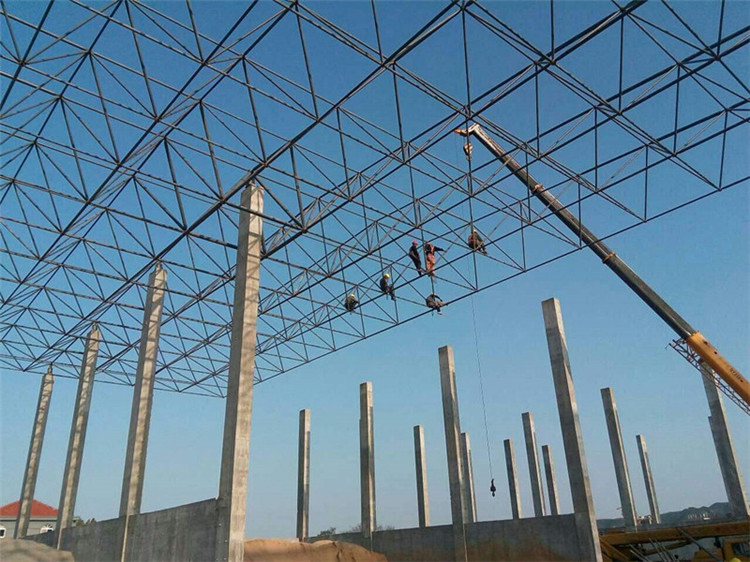 蛟河加气站钢结构网架案例10